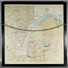 Load image into Gallery viewer, A Second World War R.A.F. Silk Escape Map, Circa 1940-45
