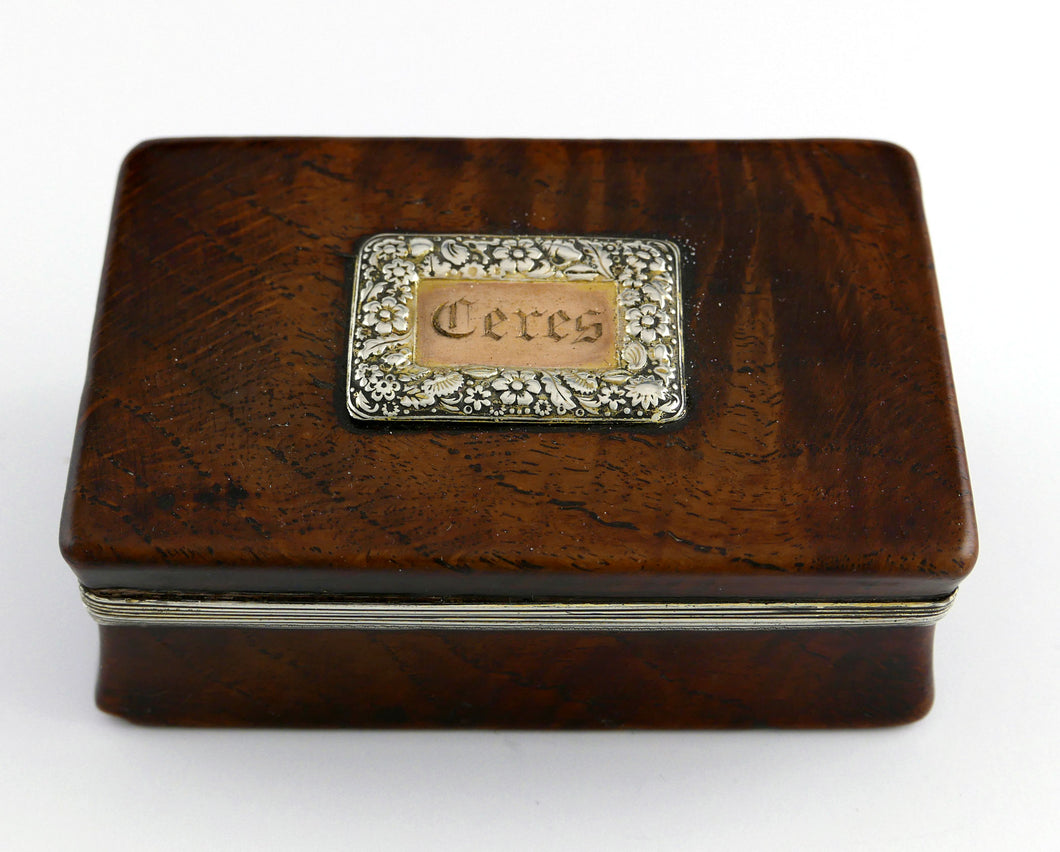 East Indiaman ‘Ceres’ - Presentation Snuff Box, Circa 1818