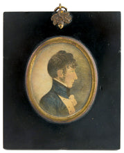Load image into Gallery viewer, Portrait Miniature of Trafalgar Officer - Lieutenant Benjamin Patey, R.N.,1805

