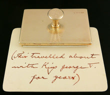 Load image into Gallery viewer, H.M. King George V’s Ink Blotter, 1924