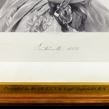 Load image into Gallery viewer, A Pair of Signed Royal Portraits Presented to Arctic Explorer Captain E.A Inglefield, R.N., 1852