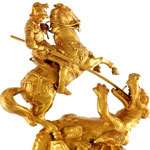 Load image into Gallery viewer, George and the Dragon Cavalry Trophy, 1912