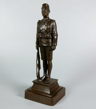 Load image into Gallery viewer, The King’s African Rifles - A Bronze Figure of a First World War Askari, 1918
