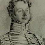 Load image into Gallery viewer, Royal Horse Artillery - Portrait of a Waterloo Officer by Daniel Maclise, R.A., 1826