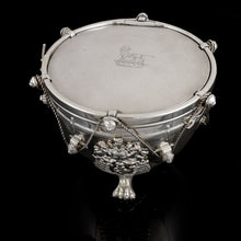 Load image into Gallery viewer, 3rd The King&#39;s Own Hussars - George V Silver Kettledrum Box, 1933
