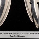 Load image into Gallery viewer, Singapore - Sir Stamford Raffles' Crested Silver Servers, 1824