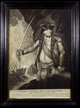 Load image into Gallery viewer, Mezzotint - General George Augustus Eliott, Baron Heathfield of Gibraltar, 1789