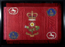 Load image into Gallery viewer, A Victorian King’s German Dragoons Guidon, late 19th century