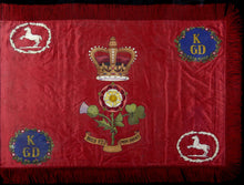 Load image into Gallery viewer, A Victorian King’s German Dragoons Guidon, late 19th century