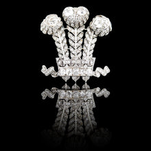 Load image into Gallery viewer, Prince of Wales’s Feathers Brooch, Circa 1935