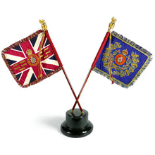 Load image into Gallery viewer, The Royal Sussex Regiment - A Presentation Miniature Stand of Colours, 1924
