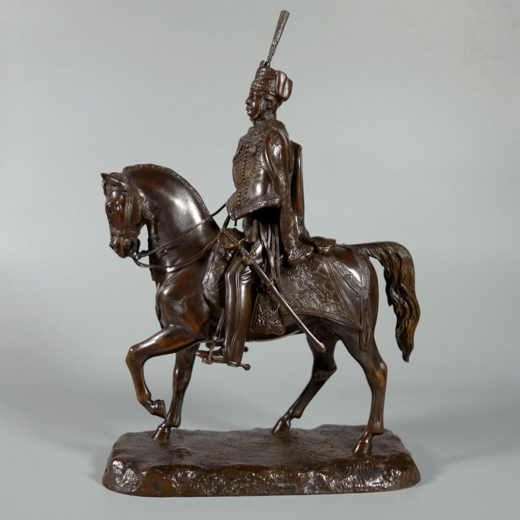 Equestrian Bronze of George V of Hanover, 1855