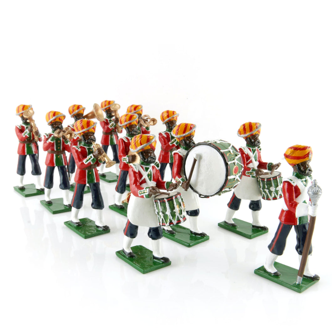 15th Bengal Infantry (Ludhiana Sikhs) Marching Band, 1900