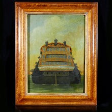 Load image into Gallery viewer, 18th Century English School Stern View of H.M.S. Namur, 1775