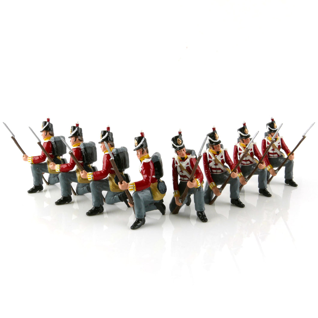 British Line Infantry, Kneeling to Repel, 1815