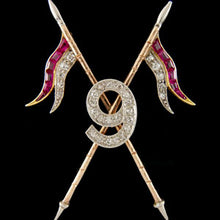 Load image into Gallery viewer, 9th Queen’s Royal Lancers Brooch
