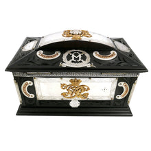 Load image into Gallery viewer, 13th Hussars - A Cavalry Officer’s Colonial Table Top Casket, 1880
