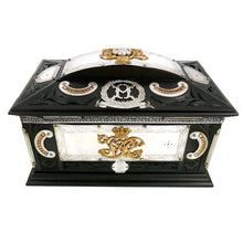 Load image into Gallery viewer, 13th Hussars - A Cavalry Officer’s Colonial Table Top Casket, 1880