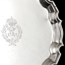 Load image into Gallery viewer, 18th Royal Hussars Mess Salver, engraved 1860
