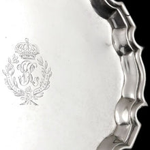 Load image into Gallery viewer, 18th Royal Hussars Mess Salver, engraved 1860