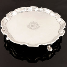 Load image into Gallery viewer, 18th Royal Hussars Mess Salver, engraved 1860