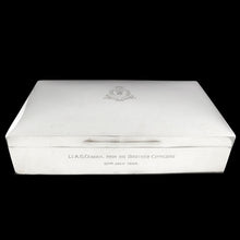 Load image into Gallery viewer, A Boer War Lothians & Berwickshire Imperial Yeomanry Presentation Cigar Box, 1902
