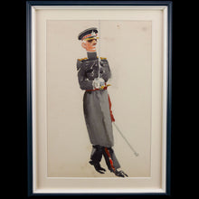 Load image into Gallery viewer, Greville Irwin - Study of a Foot Guards officer in Frock Coat, 1935