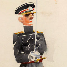 Load image into Gallery viewer, Greville Irwin - Study of a Foot Guards officer in Frock Coat, 1935