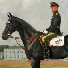 Load image into Gallery viewer, Portrait of British Equestrian Team Showjumper Brigadier ‘Monkey’ Blacker, 1961