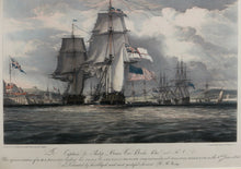 Load image into Gallery viewer, Set of Four Engravings - HMS Shannon vs. USS Chesapeake, 1813