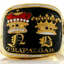 Load image into Gallery viewer, Viscount Nelson Duke of Bronte Mourning Ring, 1806