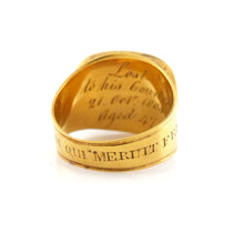 Load image into Gallery viewer, Viscount Nelson Duke of Bronte Mourning Ring, 1806