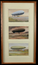 Load image into Gallery viewer, British Airships, 1917-18 by Norman Wilkinson 
