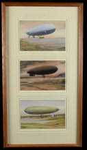 Load image into Gallery viewer, British Airships, 1917-18 by Norman Wilkinson
