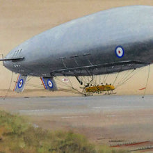 Load image into Gallery viewer, British Airships, 1917-18 by Norman Wilkinson