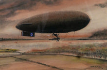Load image into Gallery viewer, British Airships, 1917-18 by Norman Wilkinson
