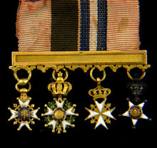 Load image into Gallery viewer, France, Set of Four Miniature Orders and Decorations, Circa 1820