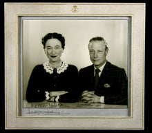 Load image into Gallery viewer, A Signed Presentation Double Portrait Photograph the Duke of Windsor and Duchess of Windsor by Dorothy Wilding, dated 1952