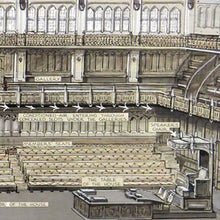Load image into Gallery viewer, George Horace Davies - A Cut-Away View of the New House of Commons, 1948
