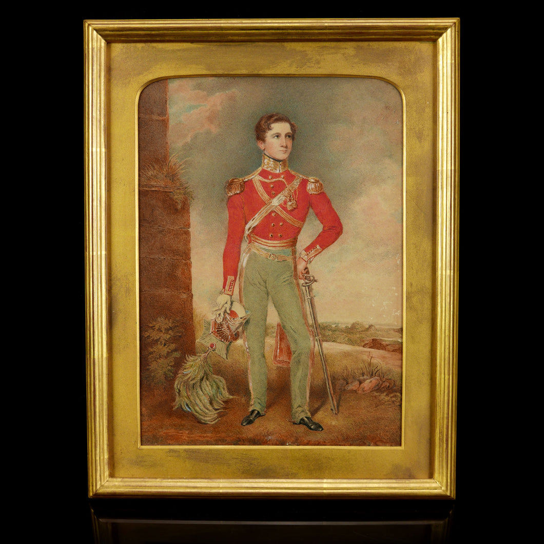Royal Lancers - A William IV Portrait of an Officer in Review Order, 1832