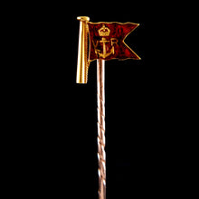 Load image into Gallery viewer, Royal Victoria Yacht Club Commodore’s Burgee Stickpin
