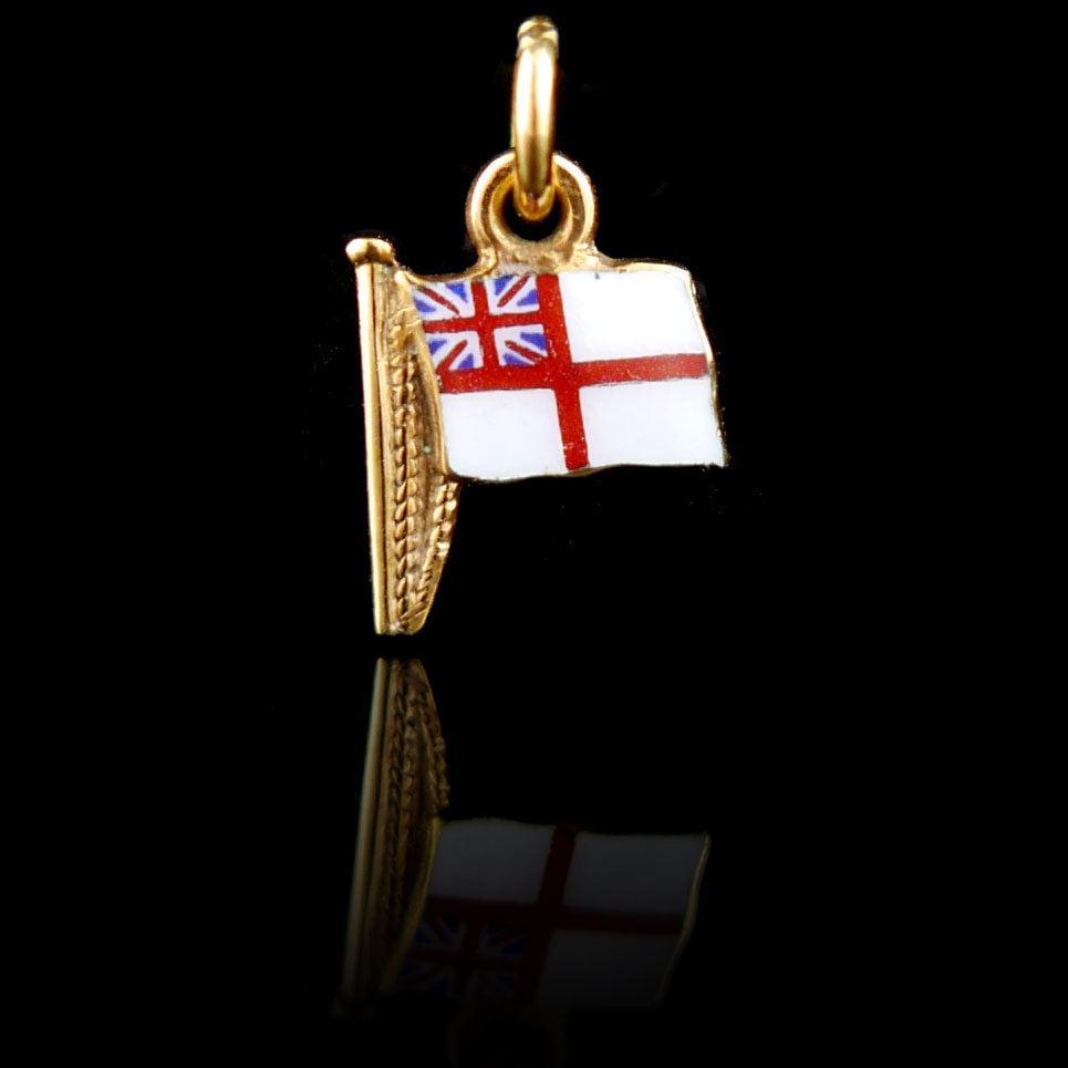 Royal Navy White Ensign Charm