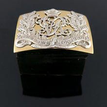 Load image into Gallery viewer, Victorian Officer’s Waist Belt Plate Stamp Box, 1855
