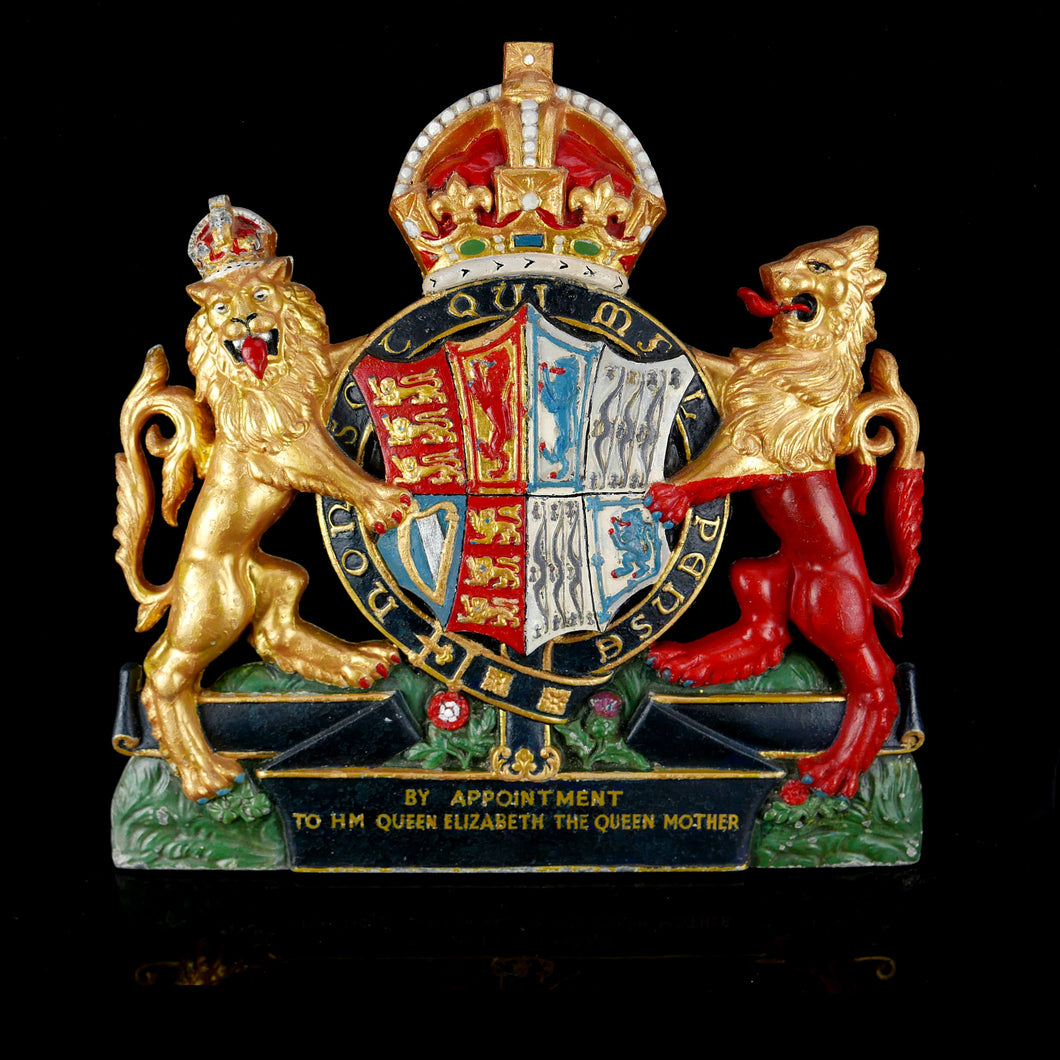 Queen Elizabeth, The Queen Mother - A Royal Warrant Holder’s Appointment Sign