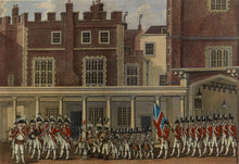 Load image into Gallery viewer, Engraving - Guard-Mounting, St. James&#39; Palace, 1790

