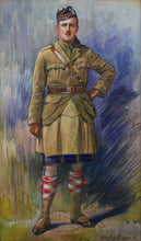 Load image into Gallery viewer, The Gordon Highlanders - Portrait of an Officer, 1917
