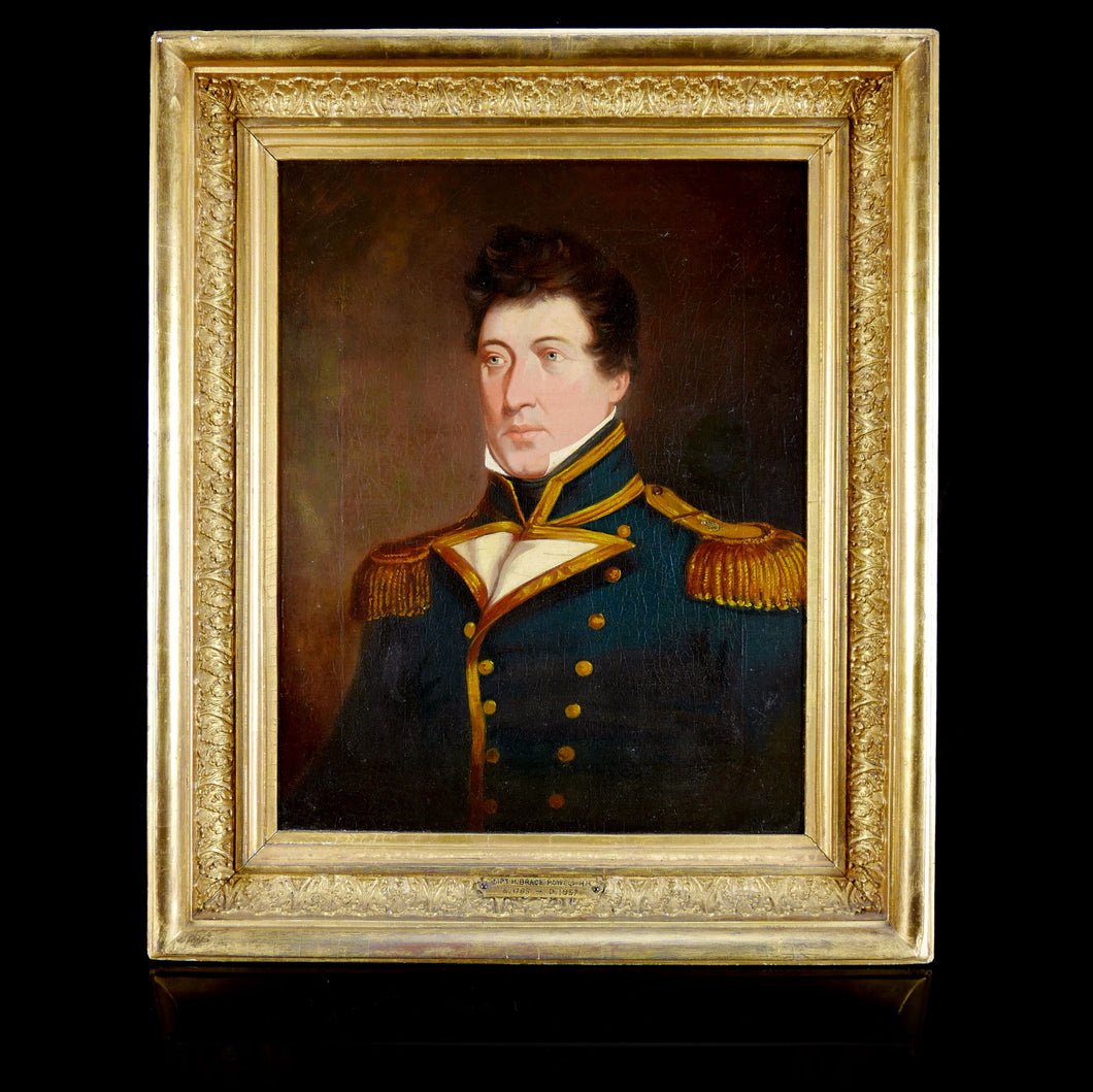 Portrait of Captain Herbert Brace Powell RN - English School, 1820