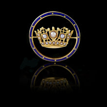 Load image into Gallery viewer, Royal Navy Crown Brooch
