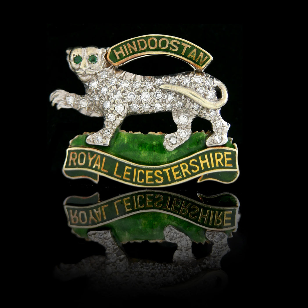 The Royal Leicestershire Regiment Brooch