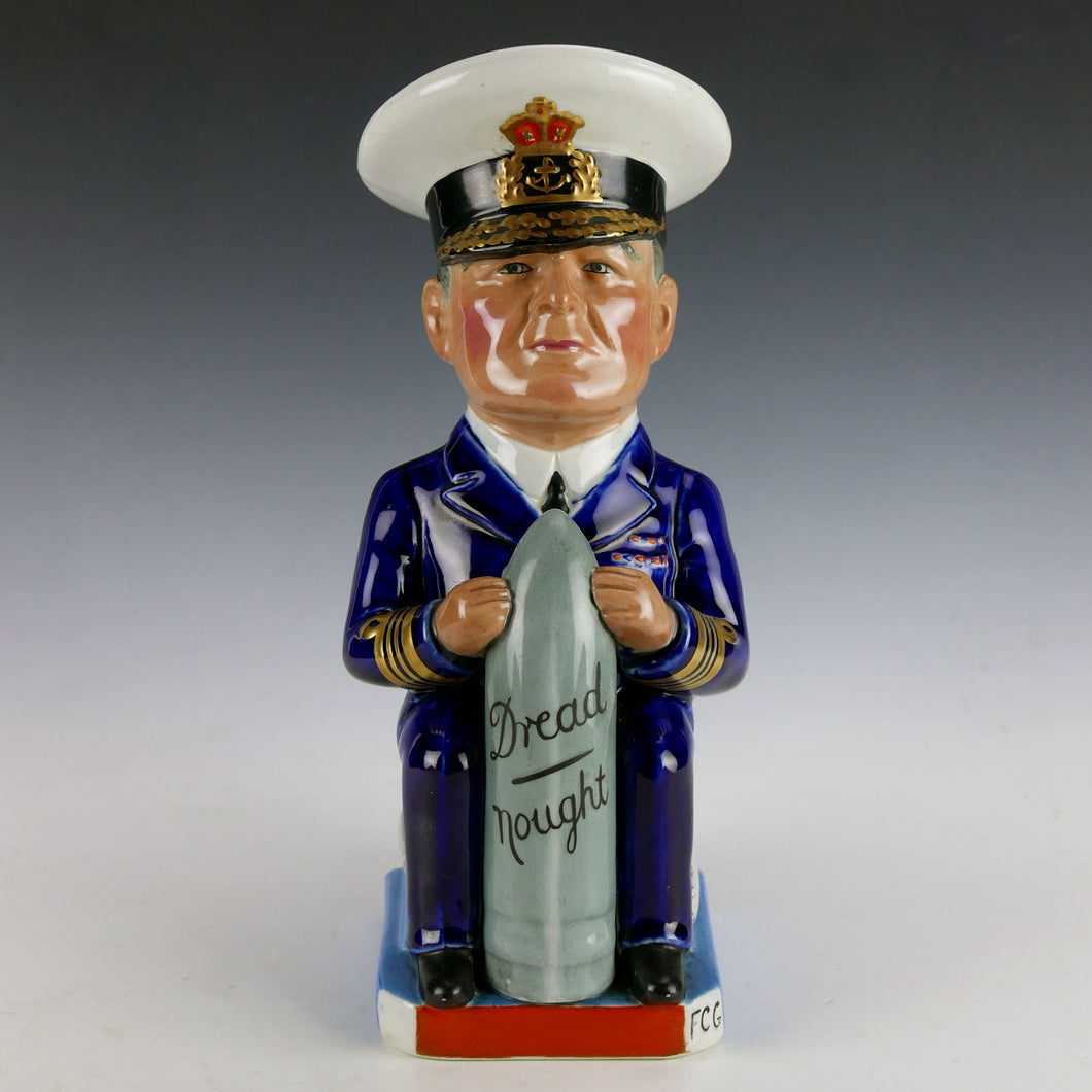 Admiral David Beatty, Great War Toby Jug, 1918